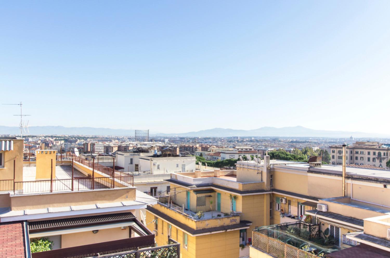 Apartamento Rosa'S Terrace Roma Panoramic Penthouse Exterior foto